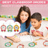 Panelee 72 Pcs Happy Birthday Pencils and Greeting Cards Set, Colorful Printed Birthday Pencils with Erasers