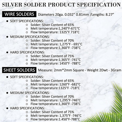 3 Gram Silver Solder, 3 Pcs Silver Wire Set, Tiny Medium Density Jewelry Precut Chips, Easy Welding Equipment