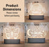ENGRAVIFY Custom Night Light Cute Personalized Baby Gifts Cloud Butterfly Rainbow Moon & Stars Customized Name Gifts