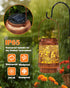 Dragon Decor Solar Lanterns - Waterproof Hanging Lights for Outdoor Garden Patio Lawn Pathway Metal Yard Lighting