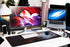 Extended Large Gaming Mouse Pad - Cool Dragon Flame XXL Size, Non-Slip Rubber Base, Stitched Edges, 35.4 x 15.7inch
