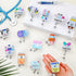 Suncalla 16 Pcs Pharmacy Badge Reel Funny Pharmacy Technician Gifts Retractable Nurse Badge Reel for Doctors Nurses