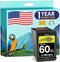 Mirone Remanufactured Ink Cartridge 60XL Replacement for HP Envy 100, 110, 120, Photosmart c4680, Deskjet f4440 (1