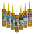 Sikaflex Construction Sealant, Aluminum Gray Paintable, All Purpose Polyurethane Used to Seal Joints and Gaps, 10.1 fl. oz Cartridge
