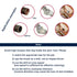 16-PC Bore Brush Set - 8-Size Stainless-Steel and Brass Wire Brushes for Power Drill Cleaning Tool