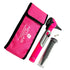 1 Bulb 10 Premium Student Home Use Led Bright Light Ent Diagnostic Otoscope Pocket Size Pink Plus Extra Replacement