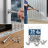 MUCKLILY 20pcs Stainless Steel Wingnut for Hurricane Shutters Quick Release Design with Hand Tool Weather-Resistant