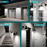 Bgmonster 4-Pack Bulbs, 12W(100W Bulb(Energy Bulb Motion Sensor Light Equivalent), Movement Security LED Efficient)