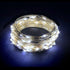 60 LEDs Cold White Color String Lights Silver Wire Indoor and Outdoor 20 Feet Firefly Starry Fairy Lights Battery Powered for DIY, Christmas, Holidays, Party, Bedroom and Centerpieces by RTGS Products