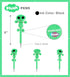 DolliBu Alien Plush Pen Cute and Soft Green Alien Stuffed Animal Ballpoint Novelty Pen Toy, Writing Pen Instrument
