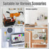 12 Pcs Pegboard Hooks, 6 x 9.5 Centimeters, Compatible with IKEA Skadis Pegboard, Waterproof Metal Storage Tool