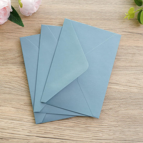 PONATIA 50PCS/Pack A4 Envelopes for Weddings Invitations, Birthday Party Cards, Gift Cards (Dusty Blue, A4)