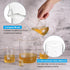 PATIKIL 5ml Low Form Glass Beaker, 6Pcs 3.3 Borosilicate Glass Beakers for Lab Experiment, Cooking