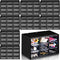 Rtteri 9 Pieces Mini Drawer Organizer, Plastic Desktop Storage Box with 9 Clear Drawers for Office