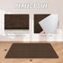 Clean,Coffee(40"x55") Sycoodeal Office Chair Mat for Hardwood Floor,Office Computer Gaming Chair Mat for Tile