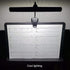 18 Extra Wide Clip-On Music Stand Orchestra Light- LED Rechargeable USB Piano, Desk, Reading Lamp