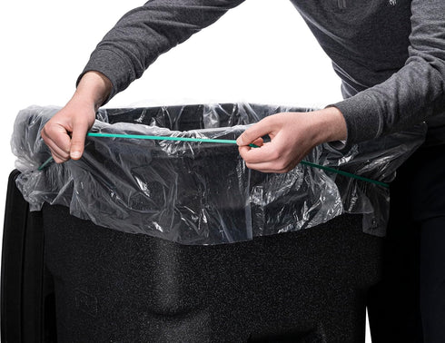 Mini n Mod 95 12 Pack 95 95 Rubber Bands for Gallon Trash Cans | Secure Gallon Trash Bags | Heavy Duty, Durable