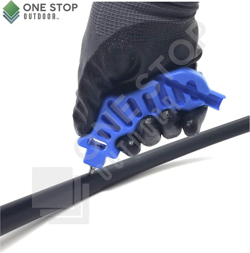 2-in-One Hole Punch & Fitting Insertion Tool for 1/4" Inch Drip Irrigation Tubing - Easier Fitting & Emitter Insertion