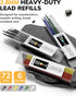 4 Pack 76 STAGEEK Carpenter Pencils with Sharpener, Mechanical Carpenter Pencils with Refills, Construction Pencil
