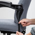 Office Chair Cover with Armrest Covers, Universal Stretch Desk Chair Cover, Computer Chair Slipcovers, Dark Gray