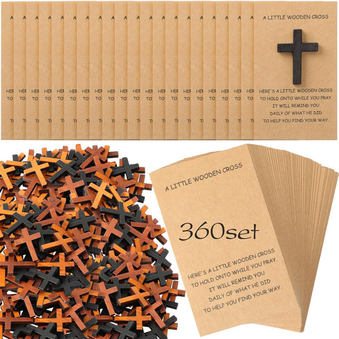 Colingmill 360 Sets Pocket Hug Token Bulk | Pocket Crosses in Bulk Mini