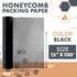 Packing 15 Inch 100 Packing Packaging APQ Supply Black Honeycomb Paper for Moving Breakables, x Feet. Fragile Shipping