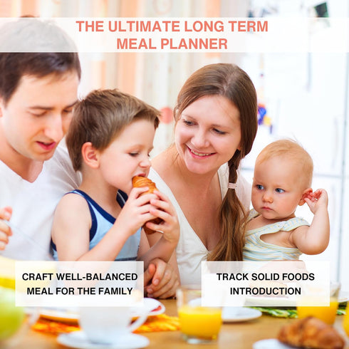 Baby First Food Tracker & Weekly Meal Planner: Magnetic Baby Food Checklist for Solid Food Introduction