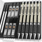Nicpro 0.5 mm Art Mechanical Pencils Set, 6 PCS Metal Drafting Pencil with 6 Tube HB Lead Refills & 18 Eraser Refills
