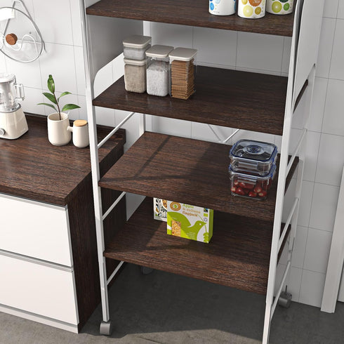 17.7x276 Countertops Counter ReWallpaper Brown Wood Contact Paper Thick Walnut Wood Grain Peel and Stick Kitchen