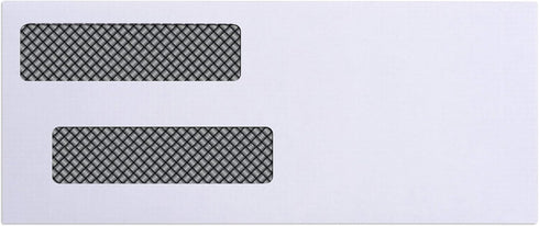 Prime Business Checks Double Window Security Tinted Envelopes - 500 Envelopes for Business Checks, QuickBooks, Laser