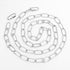 6 66 1 Pack garini Feet Silver Light Fixture Chain, Adjustable Metal Pendant Chandelier Chain Extension with Detachable