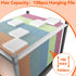 Aquzee Hanging File Organizer, Rolling File Cart with Wheels, File Folder Organizers for Desk, Home Office File