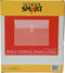 School Smart Expanding Poly String Envelopes, Letter Size, Clear, Side Load, Pack of 12
