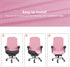 SARAFLORA Office Chair Cover- Large, Pink Removable Computer Chair Cover for Office Chair with Zipper for Universal
