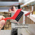 6-Pack Nylon Cleaning Brushes - Non-Scratch Nylon Bristles for Delicate Surfaces & Daily Cleaning | Ergonomic Grip