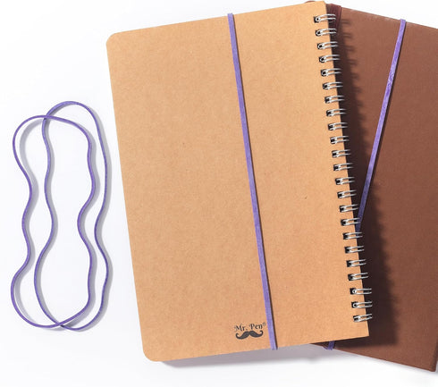 Mr. Pen Large Rubber Bands, 100 Pack, Purple, Extra Large Rubber Bands for Office Supplies, 7 Inch