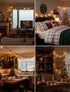 25 G40 27 Bulbs,Weatherproof Outdoor String Lights Ft Patio Lights with Edison Incandescent Connectable Hanging