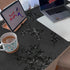 Black Peel and Stick Wallpaper, Silk Embossed Floral Contact Paper for Cabinets, 17.7 118 Textured Self Adhesive