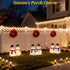 800 48FT 8 Cluster Christmas Lights, LED Warm White Cluster Lights, Twinkle Christmas Tree Outdoor Waterproof