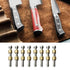 Knife Handle Fasteners, 8mm Nut Rod Love-Less Bolts for Knife Making Handle Repair (10)