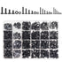 1220 Pieces M2 M3 M4 M5, 10.9 Grade Alloy Steel Hex Button Head Cap Bolts Screws Nuts Washers Assortment Kit with Hex Wrenches