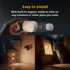 Closet 2-Pack Lyridz Rechargeable Battery Night Light with Motion Sensor, Portable Mini Warm White LED Stick-on Light