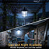 IP65 Sumaote Solar Shed Light Indoor Outdoor, Warm White & Cool White Pendant Light with Pull String, Waterproof Solar