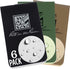 Rite in the Rain Weatherproof On The Go Wallet Notebook, 2" x 3.375", 6 Pack, Tan, Green, Black Cover, Blank Pages