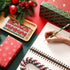 Christmas Pencils Bulk for Kids, Colorful Winter Wood Pencils with Eraser, 12 Styles (96 Pcs)