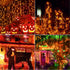 C9 25FT C9 27 Bulbs, LED Orange Halloween Lights, Halloween String Lights with Orange LED Hanging Decoration Light