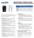 HHIP-3901-0079 Adjustable Screw Jacks, Various Ranges 23-30mm to 100-140mm
