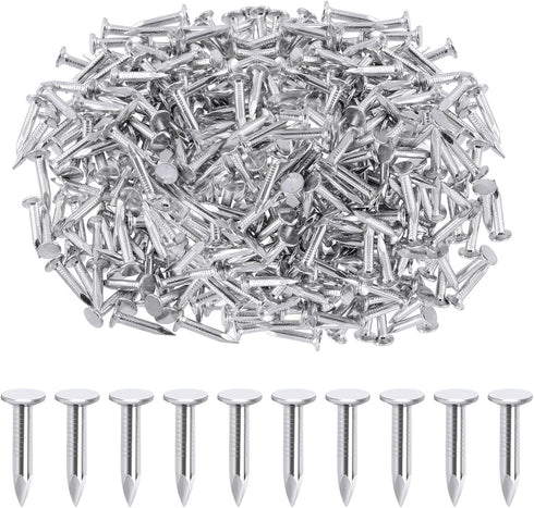 300Pcs 1 Inch 25mm Galvanized Roofing Felt Nails for Roof Repair, Asphalt Tile, Landscaping