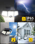 WL4000 3 270 IP65 LE Solar Lights for Outside, Solar Lights Outdoor with Motion Sensor, High Brightness, Adjustable
