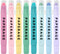 PAPERAGE Gel Highlighters – No Bleed & Smudge Free, Pastel Highlighters, Assorted Colors, 8 Count